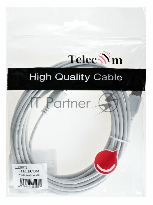 Кабель удлинительный TELECOM USB2.0 (Am--)Af) 5,0 м