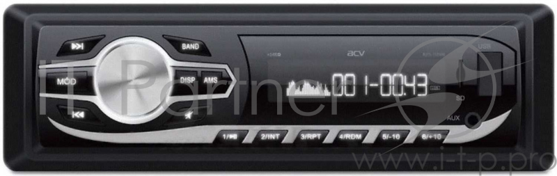 Автомагнитола ACV AVS-1724W 1DIN 4x45Вт