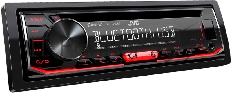 Автомагнитола CD JVC KD-T702BT 1DIN 4x50Вт