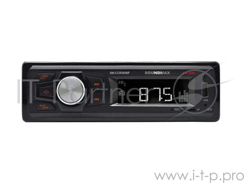 Автомагнитола Soundmax SM-CCR3056F 1DIN 4x40Вт