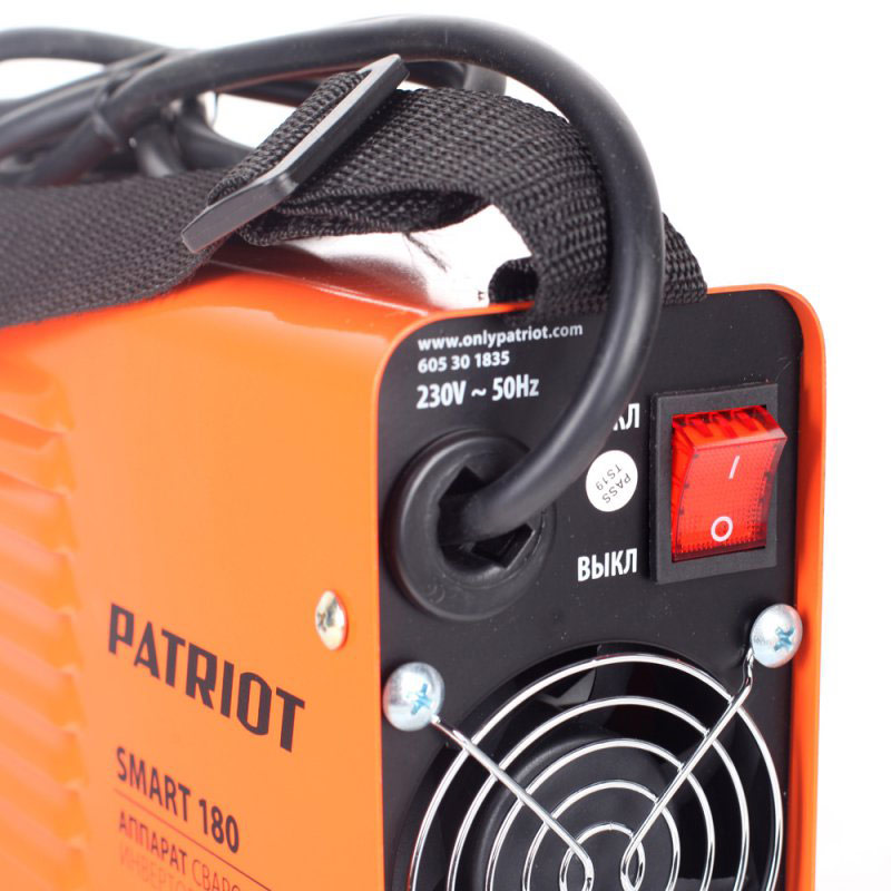 Сварочный аппарат Patriot SMART 180 инвертор ММА DC 3.7кВт