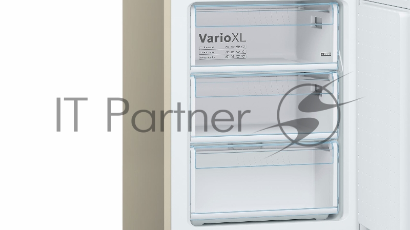 Холодильник BOSCH KGV39XK22R бежевый