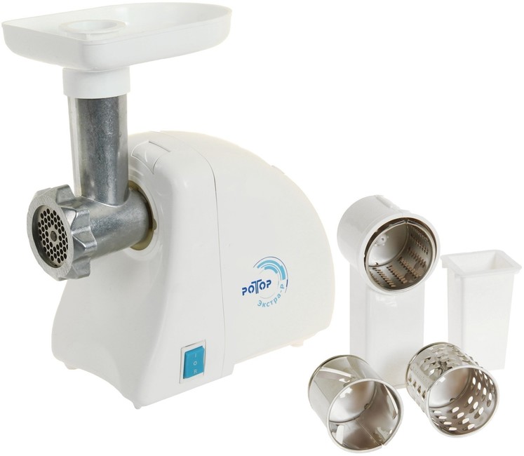 Мясорубка Ротор-Экстра Р ЭМШ 35/250-4 (с овощерезкой) белый