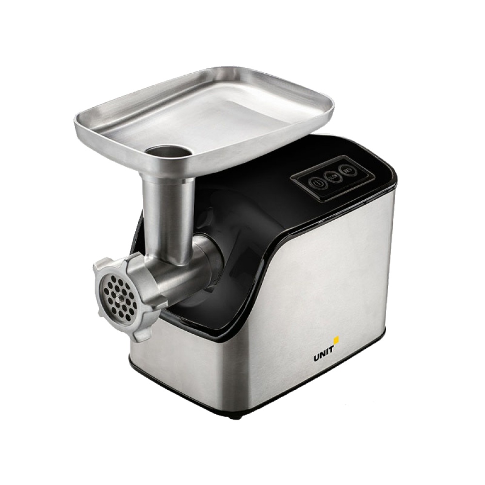 Мясорубка UNIT UGR-457 черный/серебристый