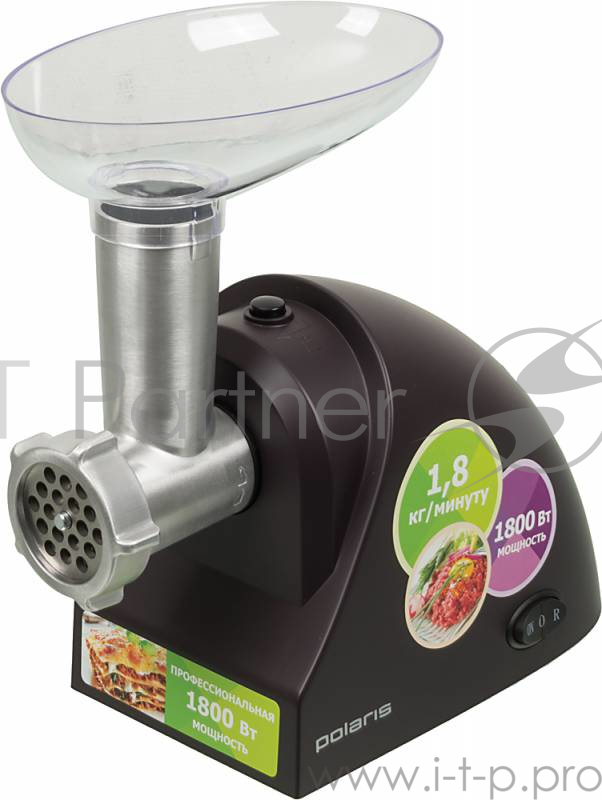 Мясорубка Polaris PMG 1828 1800Вт бордовый