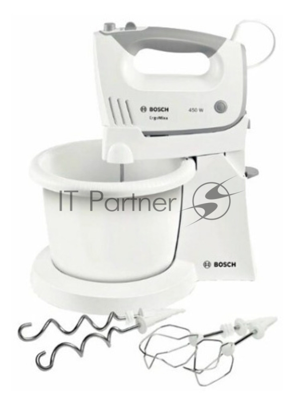 Миксер стационарный BOSCH MFQ36460 450 Вт. белый/серый