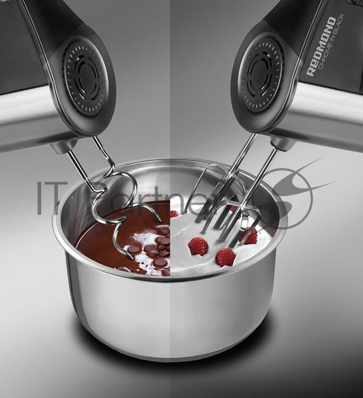 Миксер ручной Redmond RHM-M2104 500 Вт. серебристый