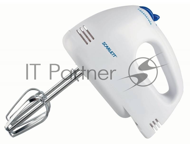 Миксер ручной Scarlett SC-HM40S03 200Вт белый/синий