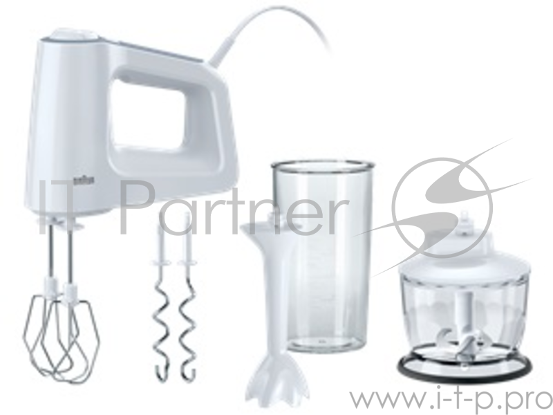 Миксер ручной Braun HM3135 500Вт белый