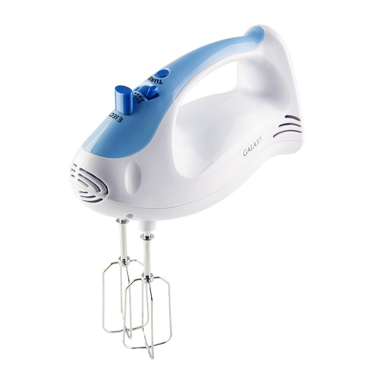 Миксер ручной Galaxy GL 2201 белый/голубой