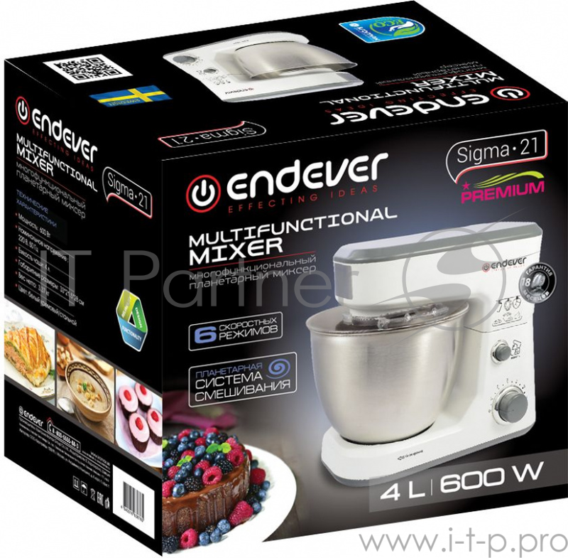 Миксер Endever Sigma-21 черный