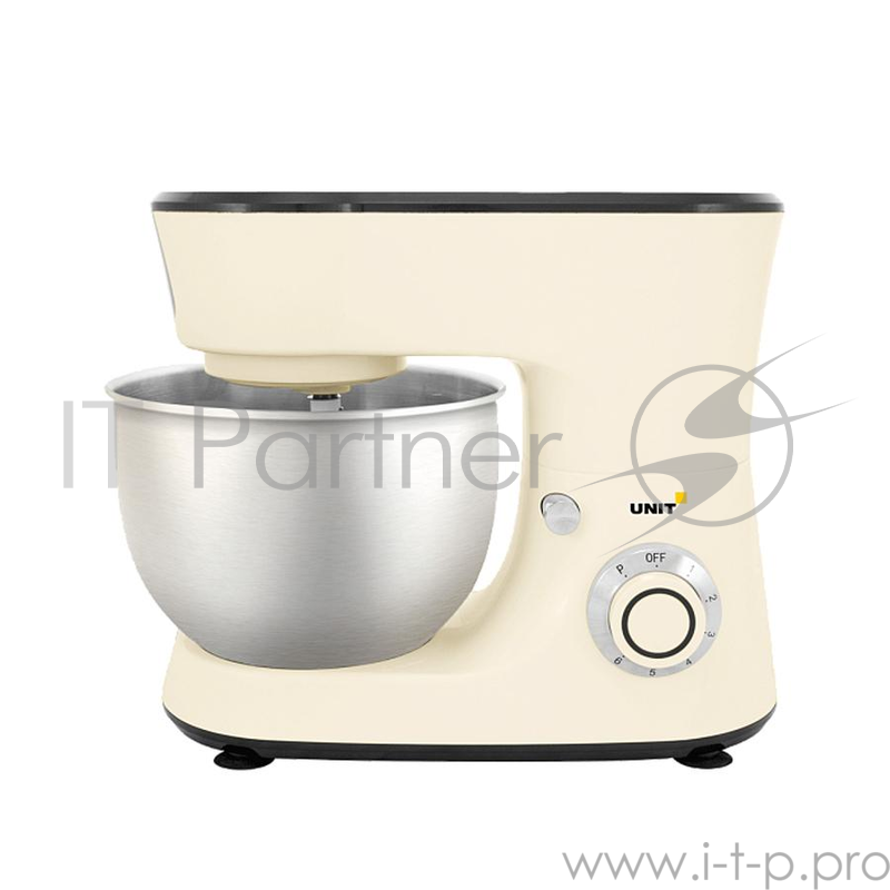 Миксер планетарный UNIT UEM-752 1000 Вт. бежевый