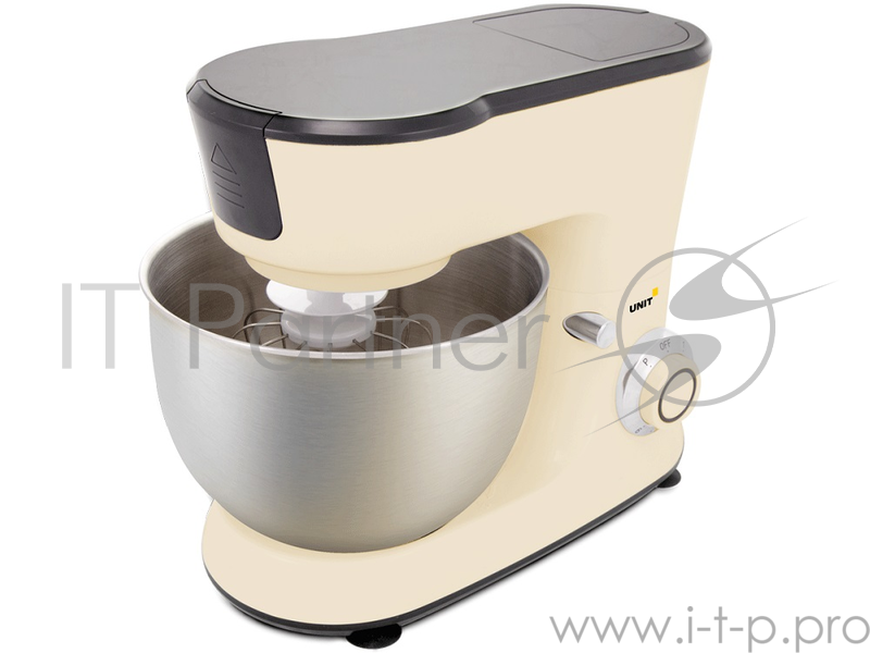 Миксер планетарный UNIT UEM-752 1000 Вт. бежевый