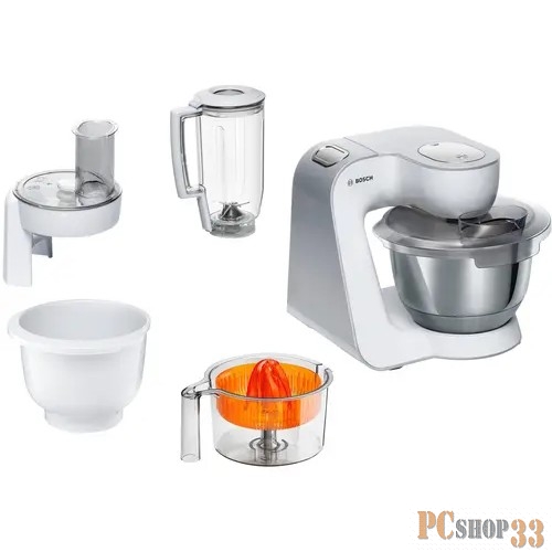 Кухонный комбайн Bosch MUM58243 1000Вт серый/белый