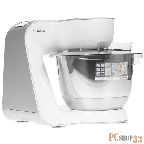 Кухонный комбайн Bosch MUM58243 1000Вт серый/белый