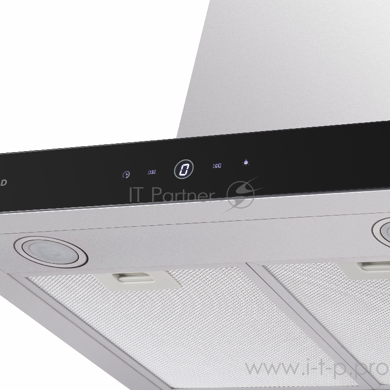 Вытяжка каминная Maunfeld TSH 60 нержавеющая сталь/черный управление: сенсорное (1 мотор)