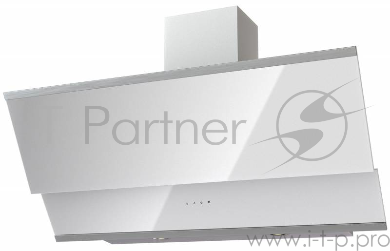 Вытяжка каминная Krona Irida 900 белый, управление: сенсорное (1 мотор)