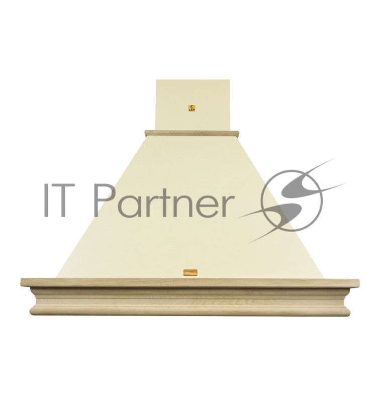 Вытяжка каминная Lex VERONA 900 cлоновая кость/бук неокрашенный