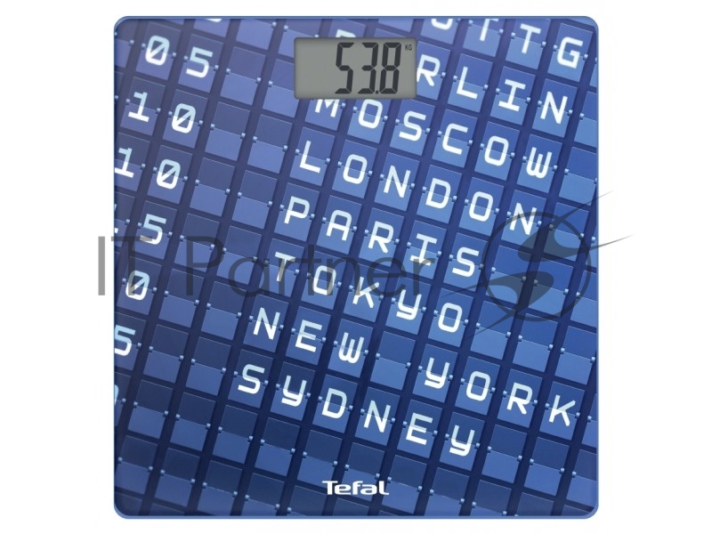 Весы напольные электронные Tefal PP2100V0 макс.160кг синий
