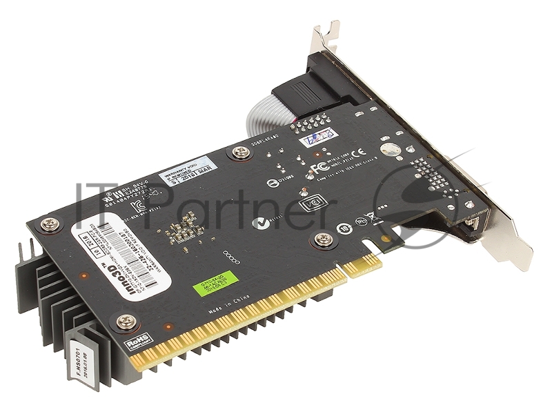 Видеокарта Inno3D GT710 2Gb SDDR3 64bit VGA, DVI, HDMI (N710-1SDV-E3BX) RTL