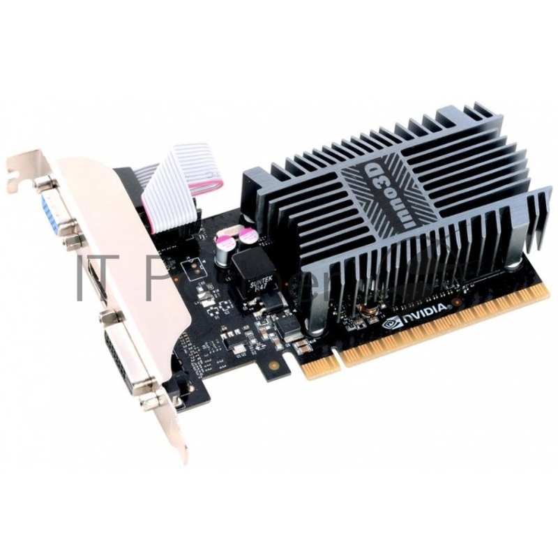 Видеокарта Inno3D GT710 2Gb SDDR3 64bit VGA, DVI, HDMI (N710-1SDV-E3BX) RTL