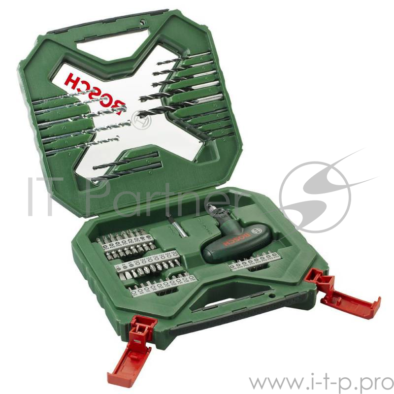 Набор бит и сверел для шуруповертов/дрелей Bosch X-line 54 (54пред.)