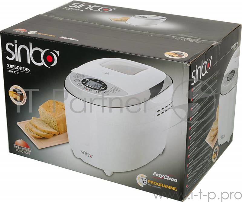 Хлебопечь Sinbo SBM 4718 850 Вт. белый