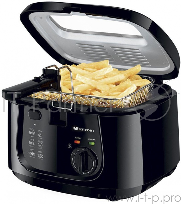 Фритюрница Kitfort КТ-2018 1800Вт черный