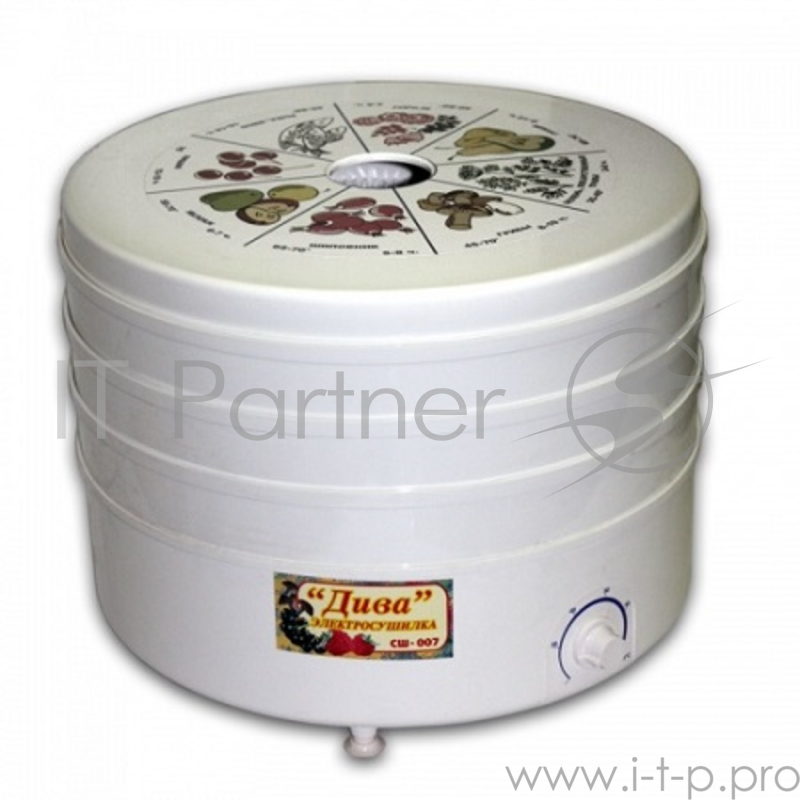 Сушка для фруктов и овощей Ротор СШ 007-06 5 под. 520 Вт. салатовый