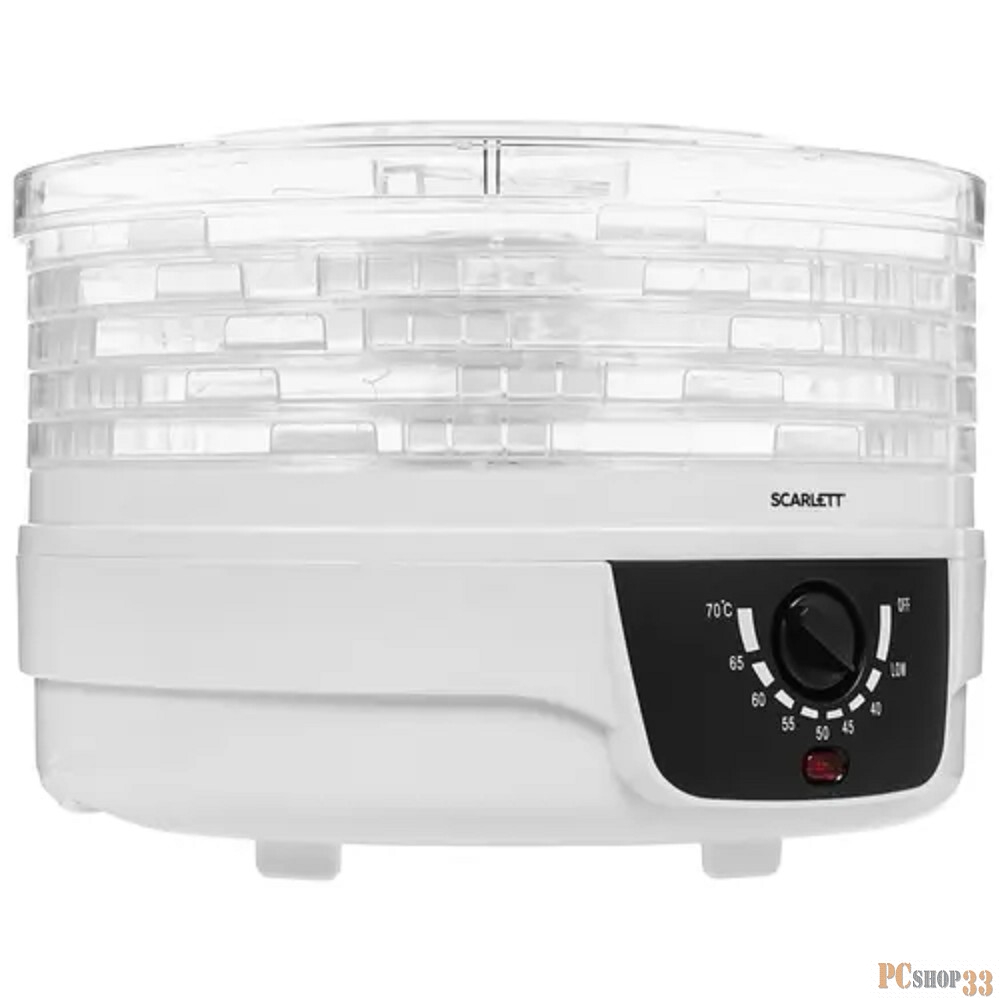 Сушка для фруктов и овощей Scarlett SC-FD421004 5под. 250Вт белый