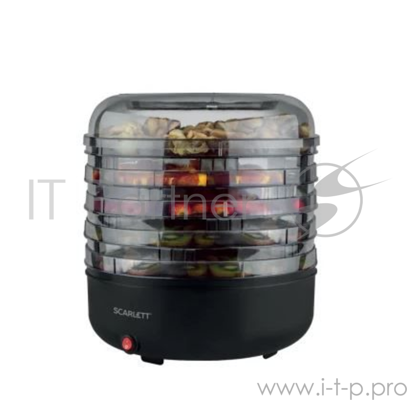 Сушка для фруктов и овощей Scarlett SC-FD421010 5под. 250Вт черный