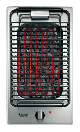 Электрический гриль Hotpoint-Ariston DK B (IX) серебристый