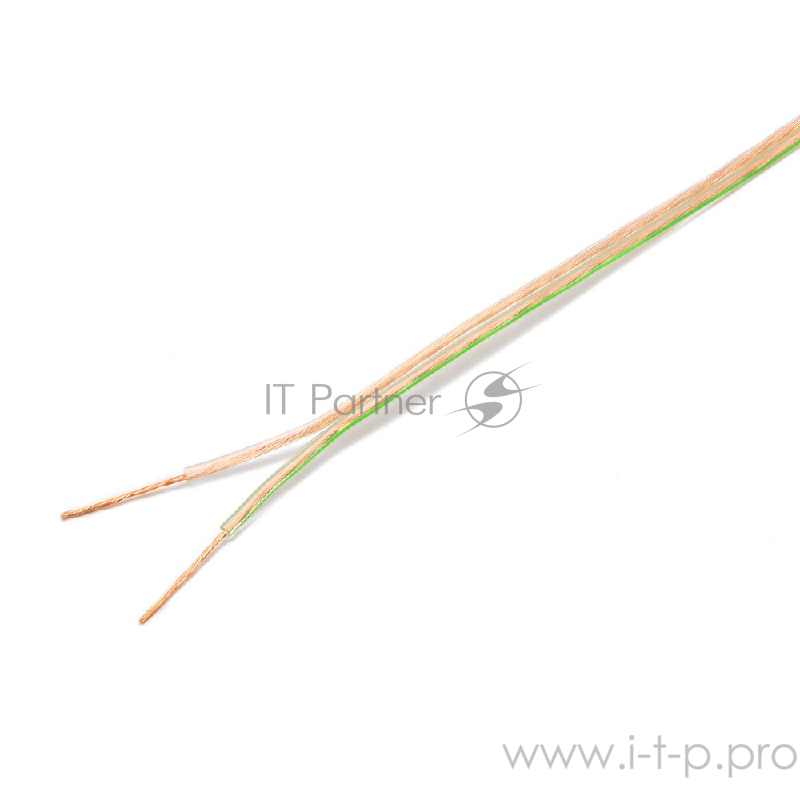 Акустический кабель Cablexpert CC-TC2x0,5-15M, прозрачный, 15 м, бухта