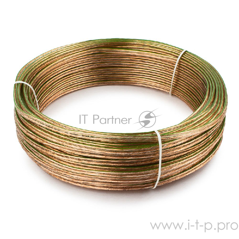 Акустический кабель Cablexpert CC-TC2x0,5-30M, прозрачный, 30 м, бухта