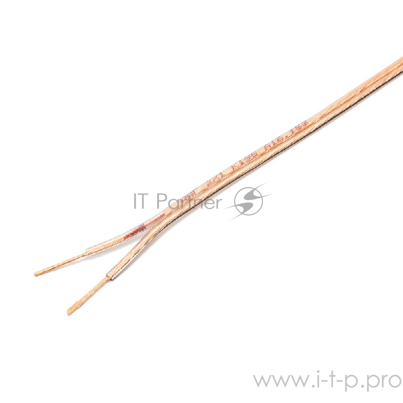 Акустический кабель Cablexpert CC-TC2x1,0-50M, прозрачный, 50 м, на катушке