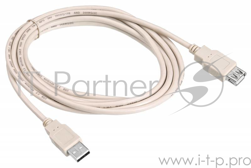 Кабель-удлинитель USB2.0 Buro USB2.0-AM/AF-3 A(m)/A(f) (3м)