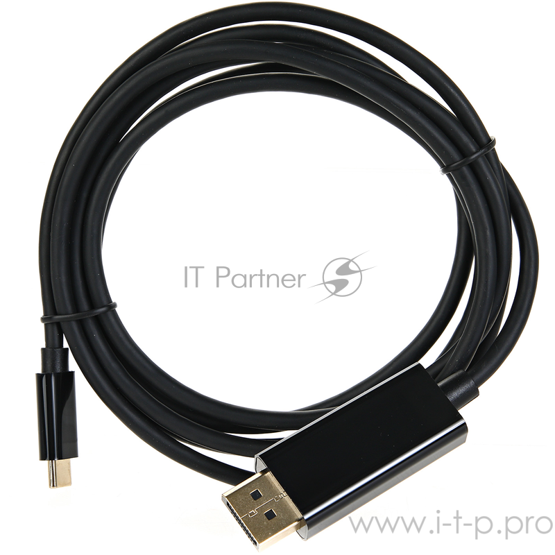 Кабель-адаптер USB 3.1 Type-Cm -- DP(m) 3840x2160@30Hz, 1,8m VCOM CU422C-1.8M