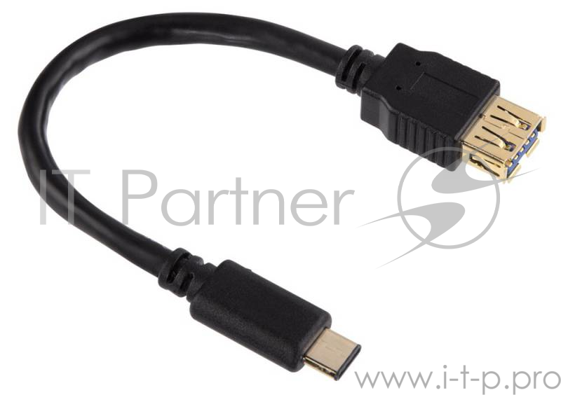 Кабель USB3.1 Hama 00135712 USB A (f)/USB Type-C (m) 0.15м экран. Позолоченные контакты