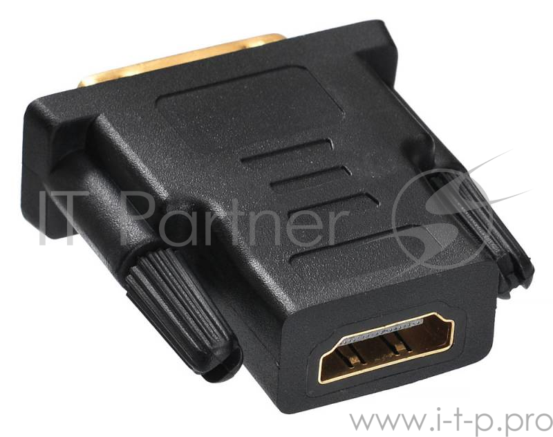 Адаптер Buro HDMI-19FDVID-M_ADPT HDMI-19M(F)/DVI-D(M) с позол. конт.