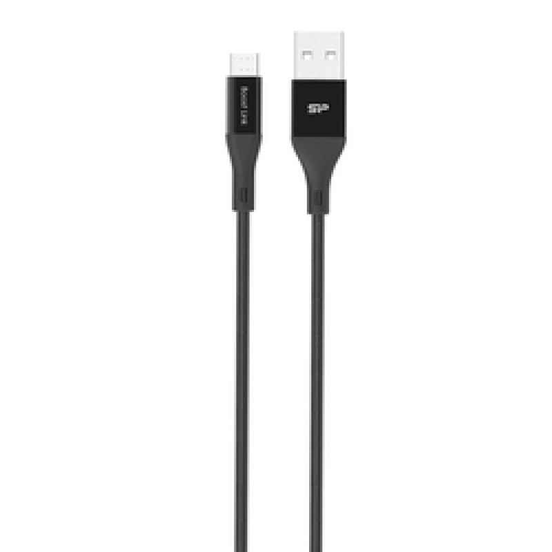 Кабель Silicon Power microUSB-USB для зарядки и синхронизации 1м, нейлон, Pink