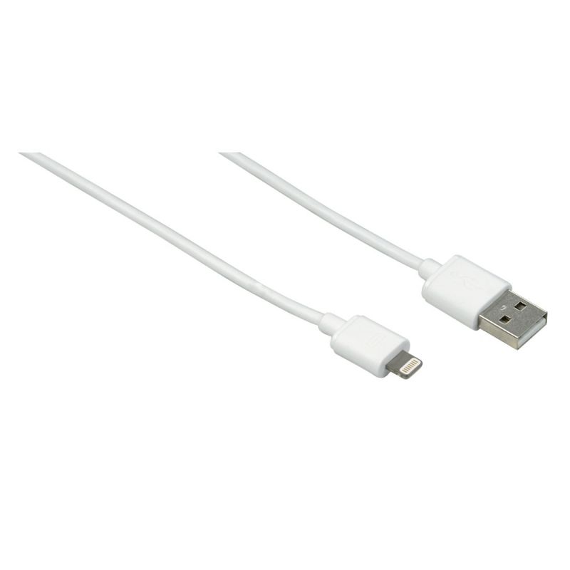 Кабель Hama H-173863 USB-Lightning белый 1м для Apple iPhone для Apple iPad (00173863)