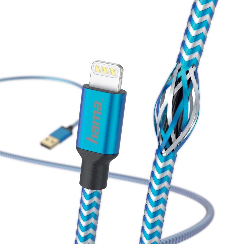 Кабель Hama 00178300 Lightning (m) USB A (m) 1.5м синий
