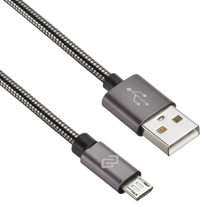 Кабель Digma USB A (m) micro USB B (m) 1.2м черный