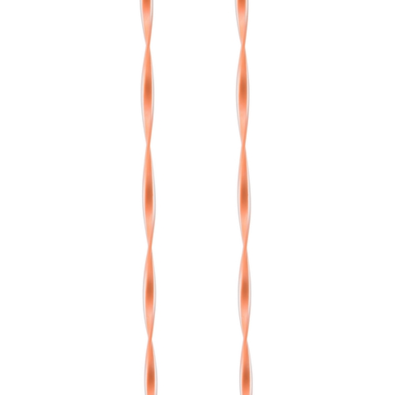 USB кабель ACD-Smart MicroUSB ~ USB-A 2-сторонние коннекторы, индикатор заряда, TPE, 1м, оранжевый