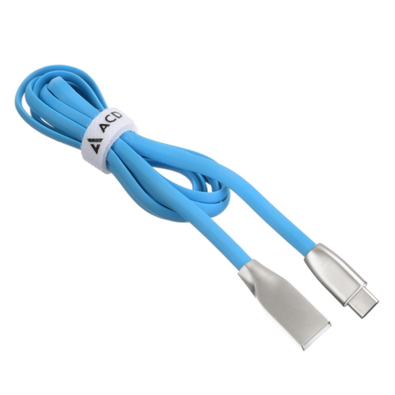 USB кабель ACD-Infinity Type-C ~ USB-A TPE, 1.2м, синий (ACD-U922-C2L)
