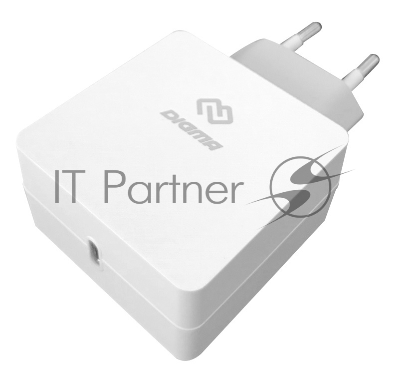 Сетевое зар./устр. Digma DGPD-18W-WG 3A универсальное кабель USB Type C белый