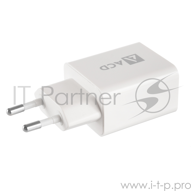 Зарядное устройство СЗУ (ACD-Q181-X3W) 18Вт, 1xUSB с QC, 3.6~12В, 3А RTL {120}