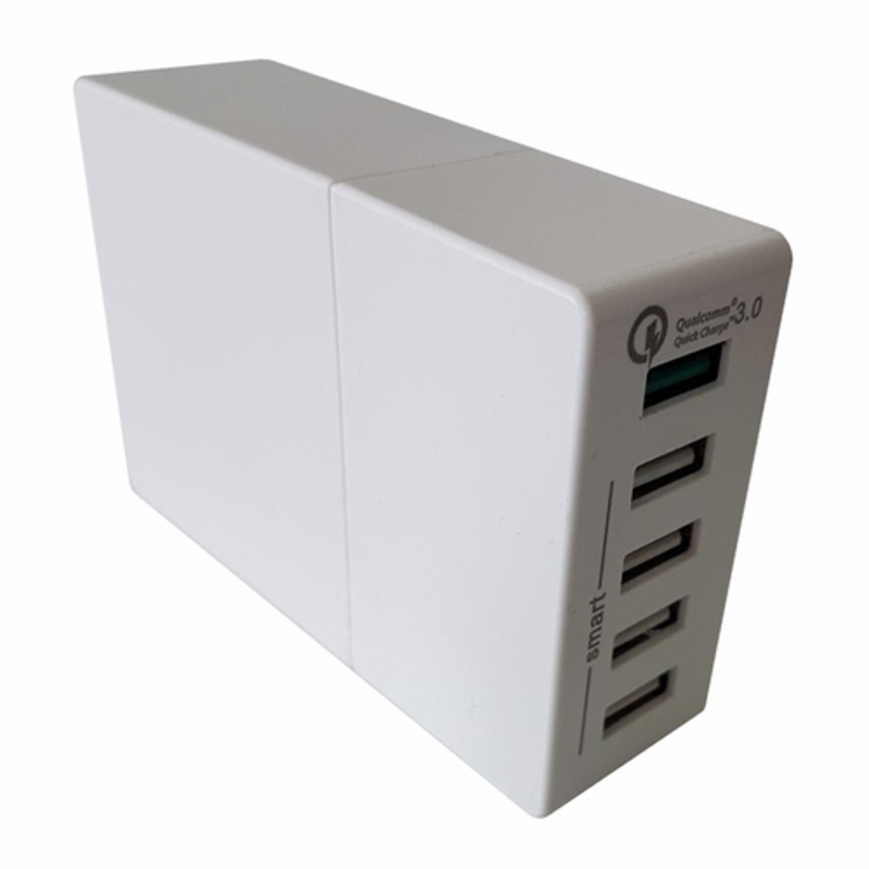 Зарядное устройство СЗУ (ACD-Q525-X3W) 52Вт, 5xUSB 1QC+4Smart, 3.6~12В, 3А RTL {72}