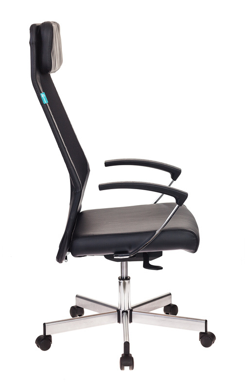 Кресло руководителя Бюрократ T-995SL/BLACK черный TW-01 искусст.кожа/сетка крестовина металл