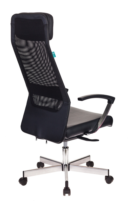 Кресло руководителя Бюрократ T-995SL/BLACK черный TW-01 искусст.кожа/сетка крестовина металл